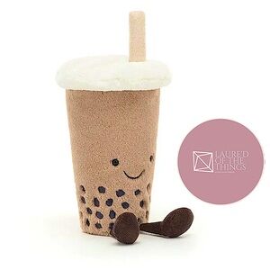 NWT JellyCat Amuseables Bubble Tea Plush Toy